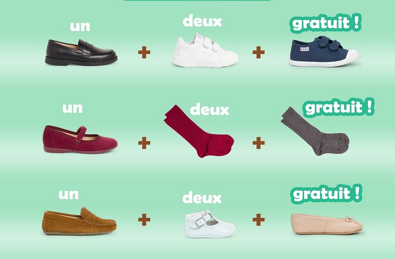 3x2 chaussures enfants Chaussures pour les garçons 3x2