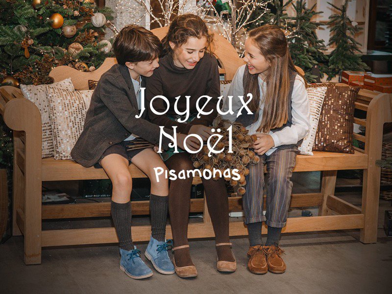 Mode Enfant pour Noël Joyeaux Noël avec le Lookbook Pisamonas