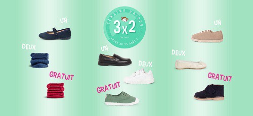 3x2 Pisamonas Chausssures 3x2 Pisamonas Chausssures pour Enfants